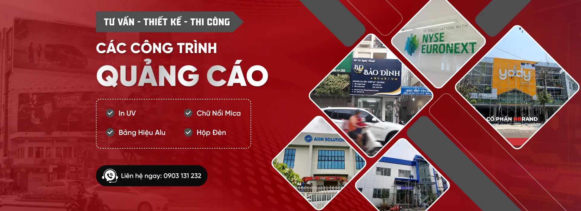 bảng hiệu quảng cáo Nguyễn Minh