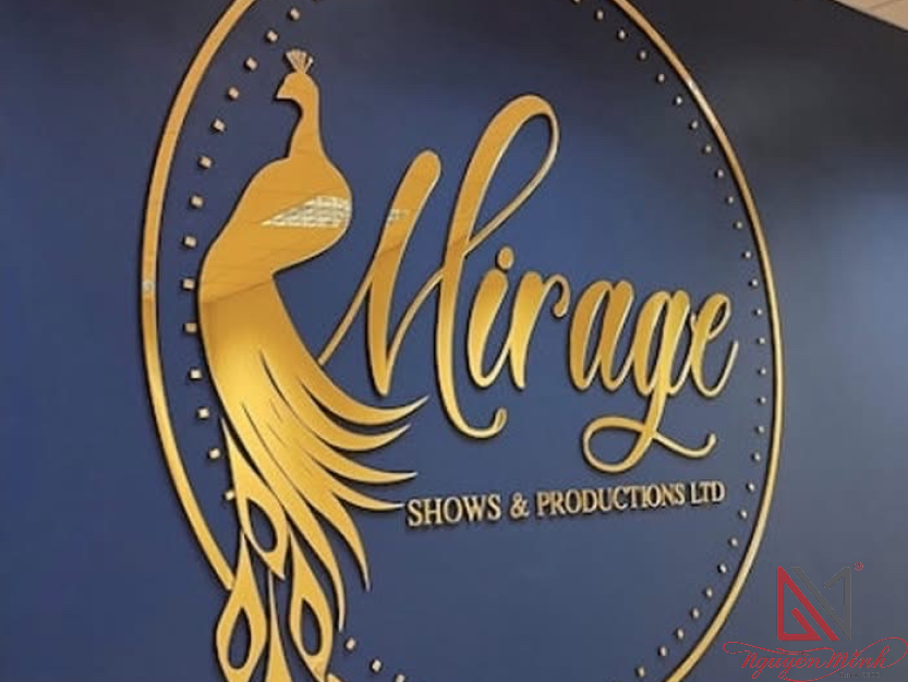 chữ nổi mica spa cho MIRAGE